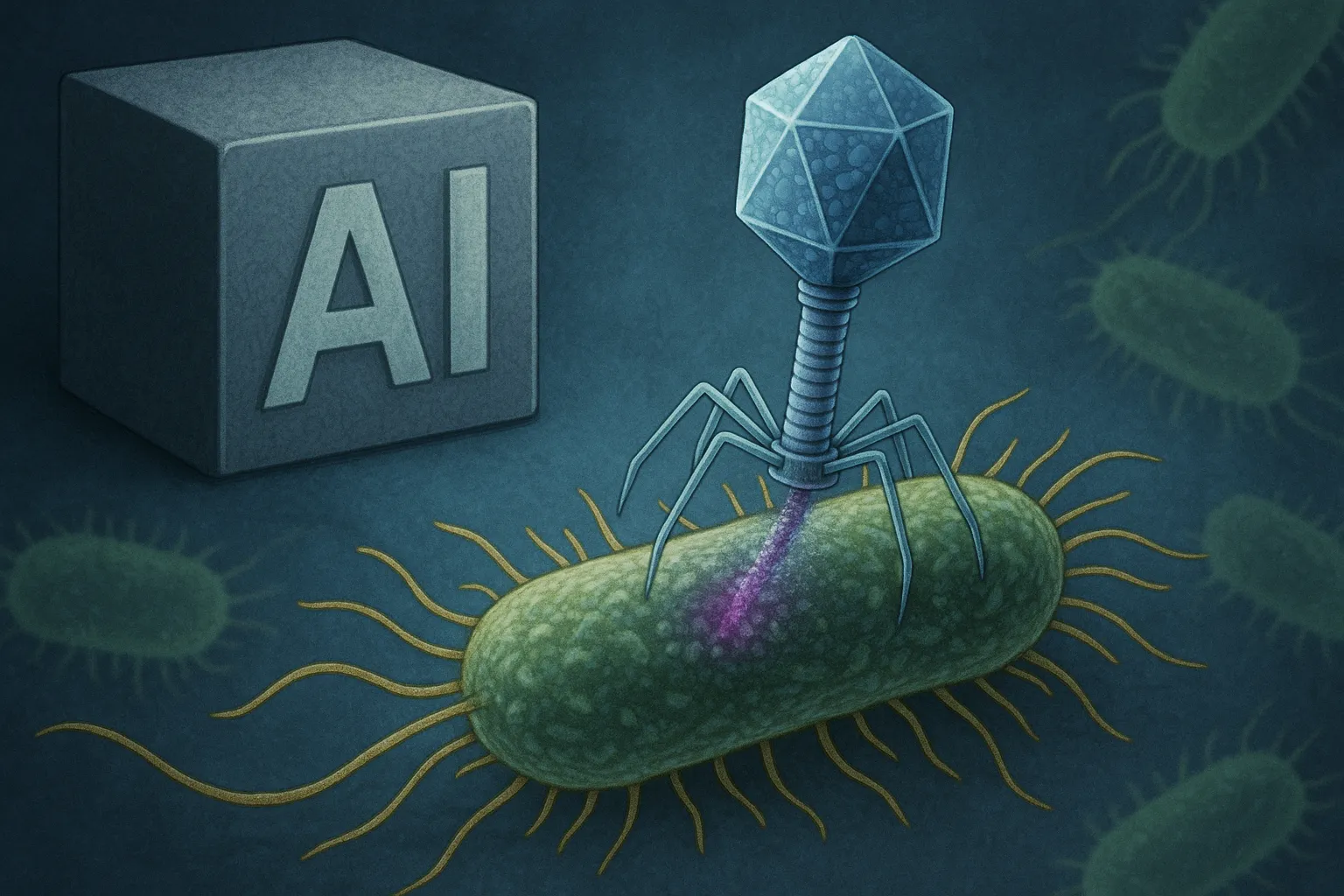 AIが設計したウイルスが薬剤耐性大腸菌を殺傷 ― 革新とリスクの狭間